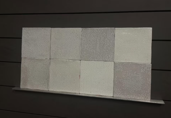Wandtegel VT-wonen craft light grey deco mix 12.5x12.5 cm