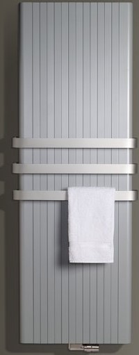 Vasco Alu-Zen 52.5x160 cm  designradiator -1699W - wit textuur S600 CV